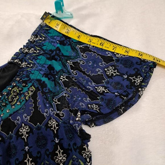 Apt 9‎ Womens Blouse Top Size Medium Multicolor Square Neck - Picture 9 of 10